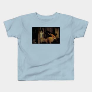 Speak! Speak! - John Everett Millais Kids T-Shirt